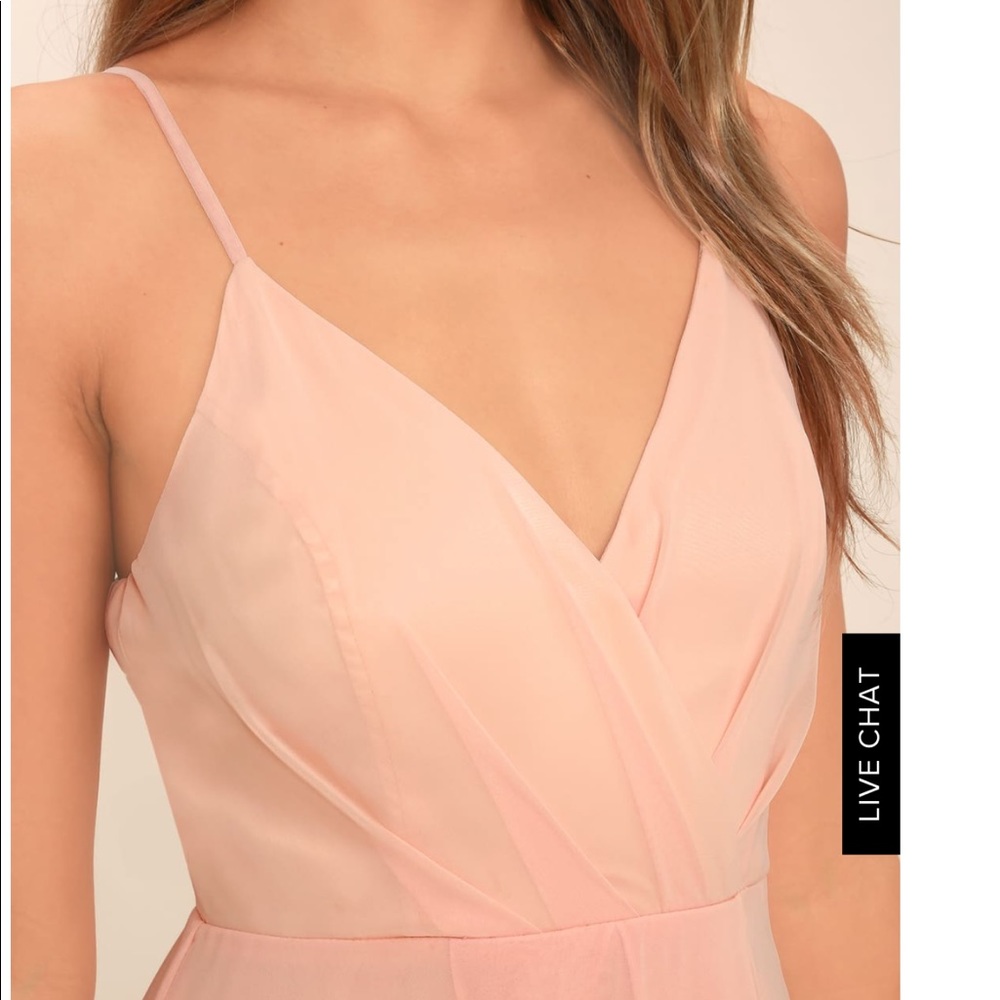 Lulus All About Love Blush Maxi M - Picture 3 of 5